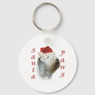 Sealyham Terrier Santa Paws Schlüsselanhänger