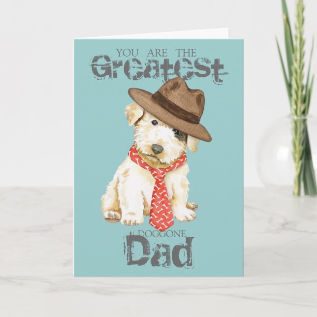 Sealyham Terrier Vater Card Karte (Vorderseite)