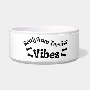 Sealyham Terrier Vibes Keramik Dog Bowl Napf