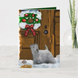 Sealyham Terrier Weihnachtsgeschenke Feiertagskarte