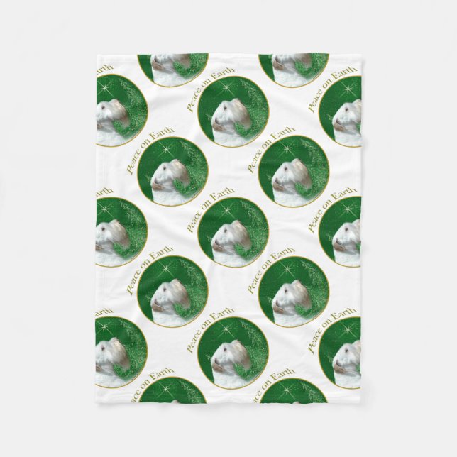 Sealyham Terrier Weltfrieden Fleecedecke (Vorderseite)