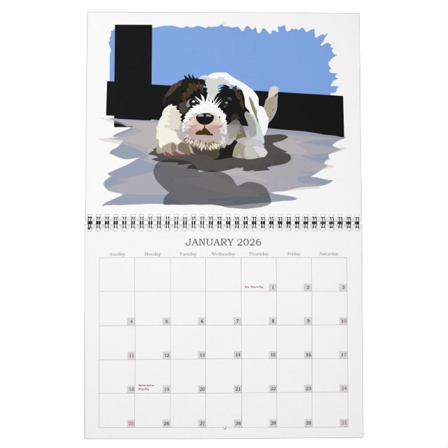 Sealyham Terriers Places and Faces 2012 Kalender (Jan 2026)