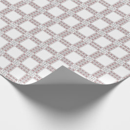 SEAM MATCHES: Valentine Red Heart Wrapping Paper Geschenkpapier