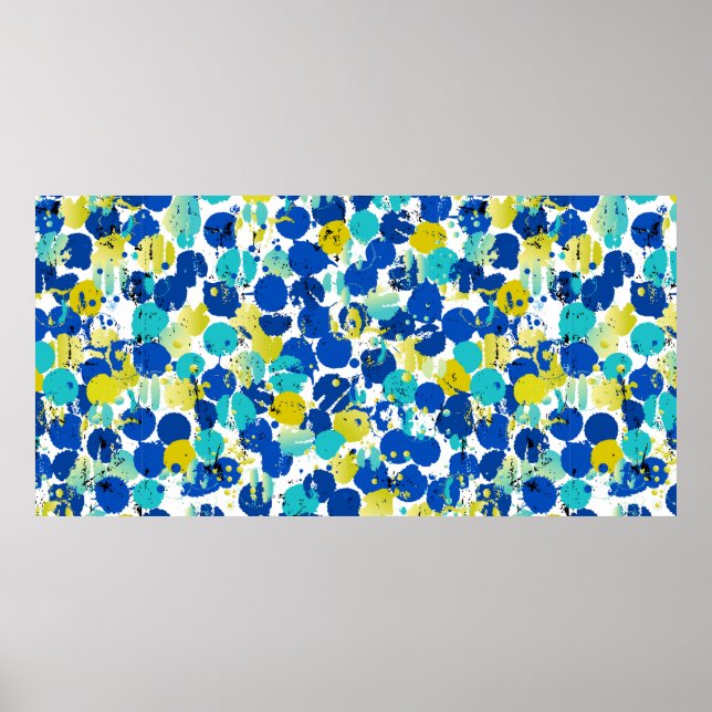 seamless abstract background pattern, with splashe poster (Vorne)