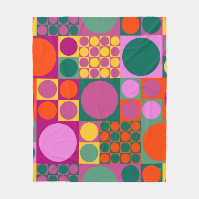 Seamless abstract geometric background pattern,  r fleecedecke (Vorderseite)