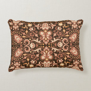 Seamless Arabesque Floral Pattern. Art Deco Style Dekokissen