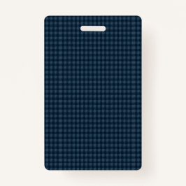 Seamless Dark Blue & Gray Gingham Rustic Pattern Ausweis