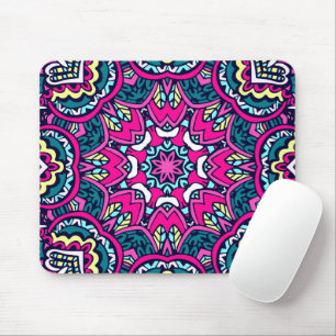 Seamless Festive Boho Mandala Mousepad