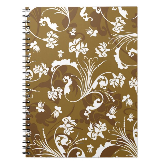 Seamless floral pattern. abstract,art,background,b notizblock (Vorderseite)
