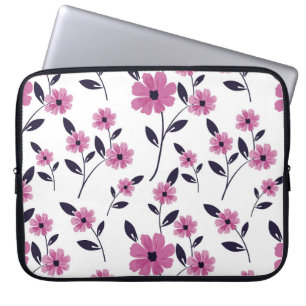 Seamless floral Pattern background, hand drawn fl Laptopschutzhülle