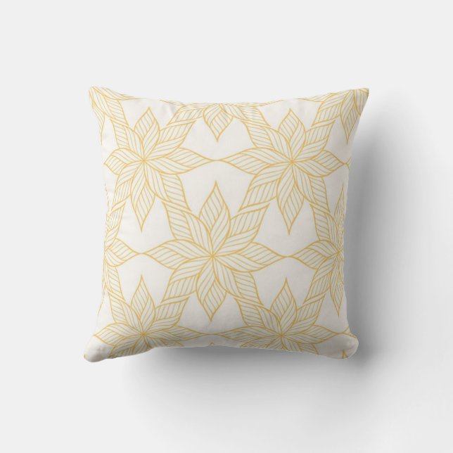 Seamless Flower Design Kissen (Rückseite)
