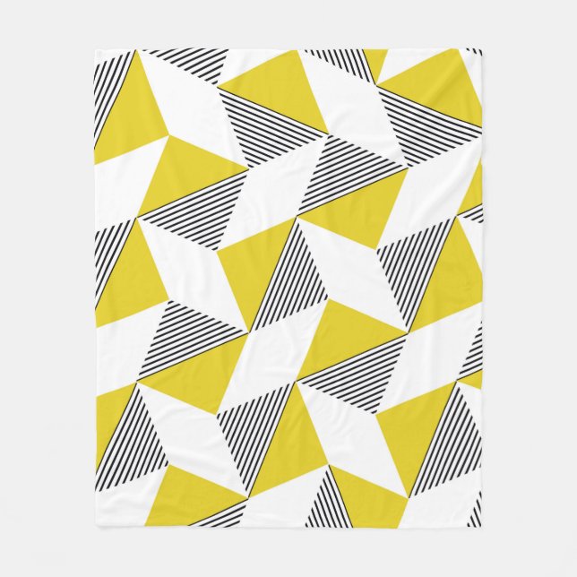 Seamless geometric pattern with triangles,rhombus  fleecedecke (Vorderseite)