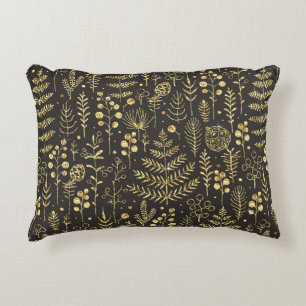 Seamless holiday pattern with leaves dekokissen