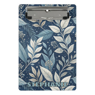 Seamless Night Garden Botanisches Muster Mini Klemmbrett