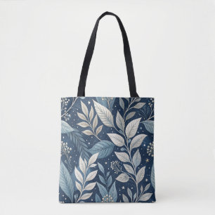 Seamless Night Garden Botanisches Muster Tasche