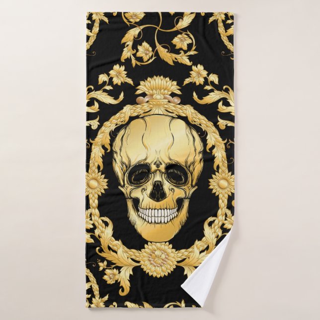 Seamless pattern, background In baroque, rococo, v (Serviette de bain)