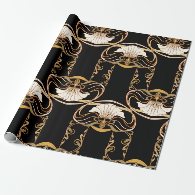 Seamless pattern, background with decorative eleme geschenkpapier (Ungerollt)