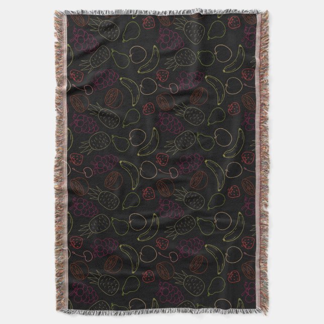 Seamless Pattern Frucht Pattern 44 | Decke (Vorderseite Vertikal)