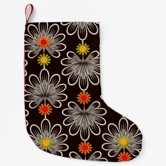 Seamless pattern graphic ornament. Floral stylish Kleiner Weihnachtsstrumpf