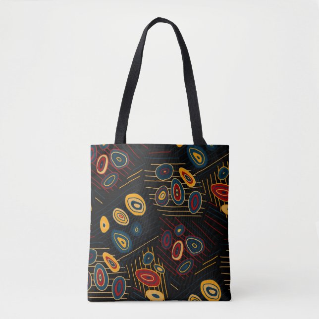 Seamless pattern with abstract modern doodles. Bri Tasche (Vorderseite)
