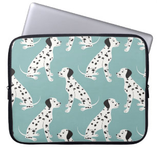 Seamless pattern with cute dalmatian laptopschutzhülle