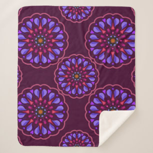 Seamless pattern with ethnic mandala art ornament. sherpadecke