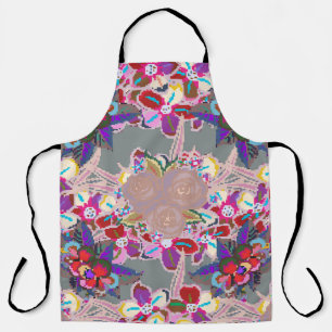 Seamless pattern with floral motif. Seamless patte Schürze