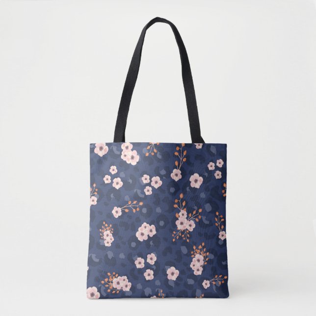 Seamless pattern with leopard skin and pink small  tasche (Vorderseite)
