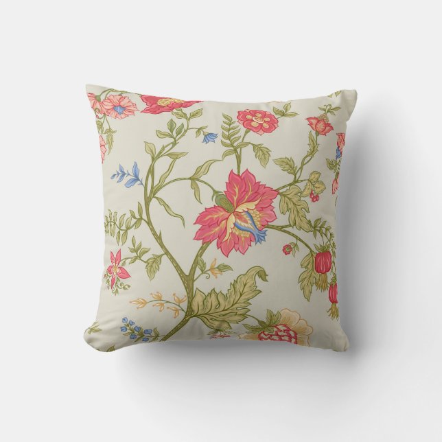 Seamless pattern with stylized ornamental flowers  kissen (Vorderseite)