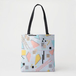 Seamless school geometric memphis shapes pattern s tasche