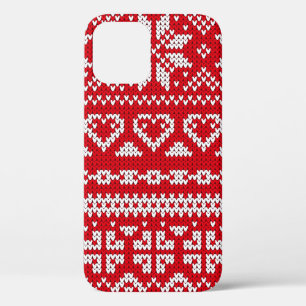 Seamless Strickmuster Norwegen festliche Pullover  Case-Mate iPhone Hülle