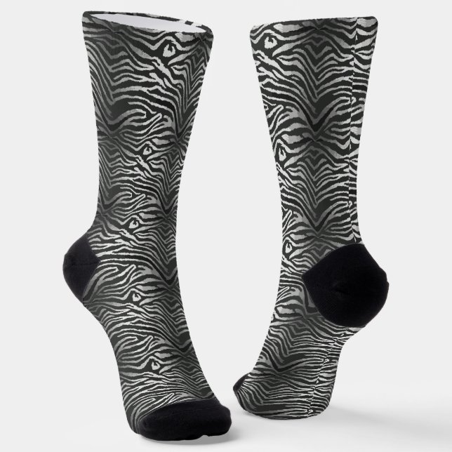 Seamless tiger stripe pattern socken (Gewinkelt)