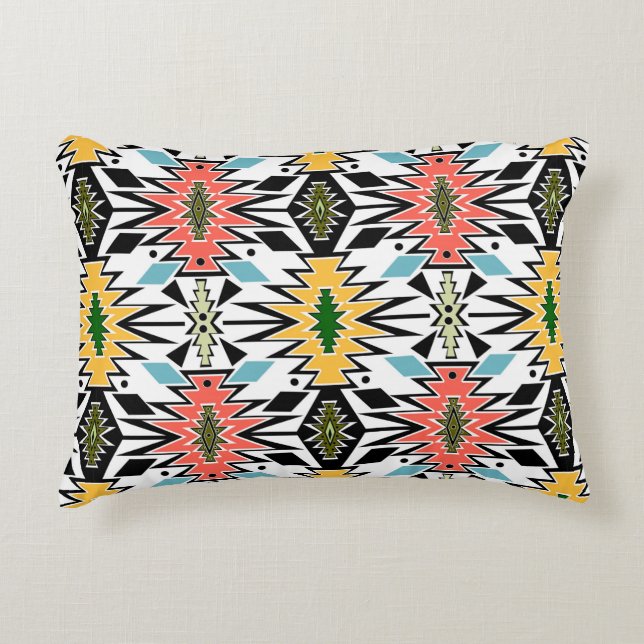 Seamless tribal african ornamental pattern backgro dekokissen (Vorderseite)