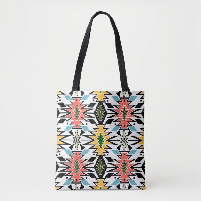 Seamless tribal african ornamental pattern backgro tasche (Vorderseite)