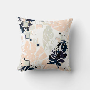 Seamless Tropical Dschungle Blätter Monstera Palm  Kissen