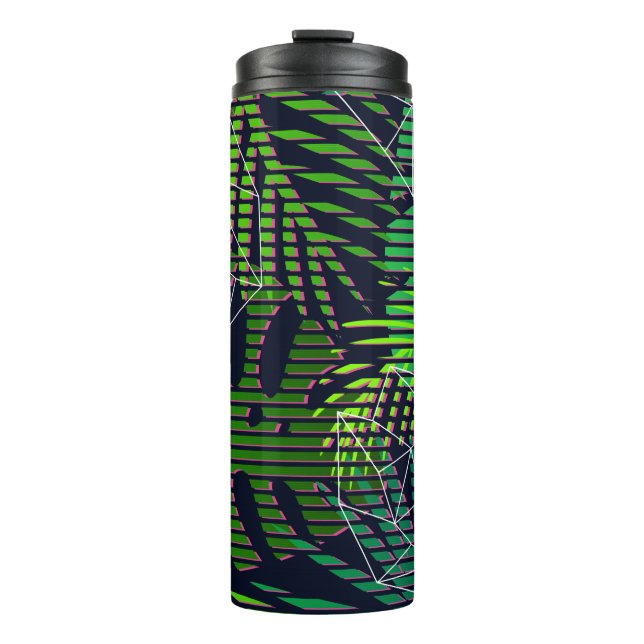Seamless tropical pattern with tropical plants. Ha Thermosbecher (Vorderseite)