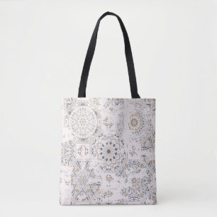 Seamless vintage pattern with an effect of attriti tasche