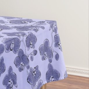 Seamless wassercolor orchius phalaenopsis Blume b Tischdecke