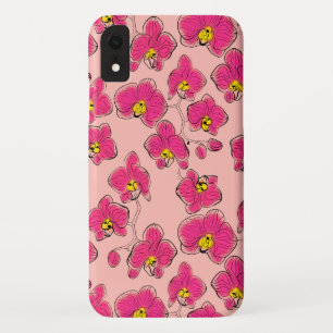 Seamless wassercolor orchius phalaenopsis Blume p Case-Mate iPhone Hülle