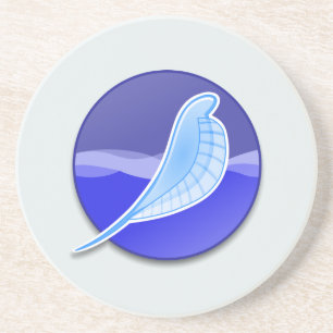 SeaMonkey Logo Sandstein Untersetzer