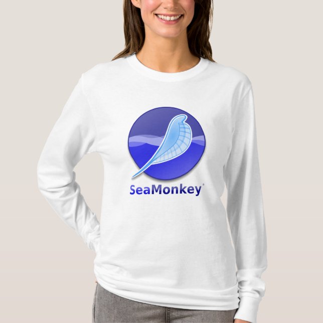 SeaMonkey Text-Logo T-Shirt (Vorderseite)