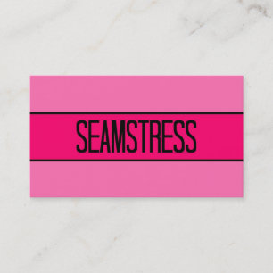 Seamstress Baby und Hot-Pink-Visitenkarte Visitenkarte
