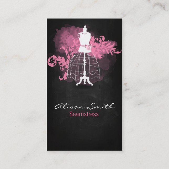 Seamstress business card visitenkarte (Vorderseite)