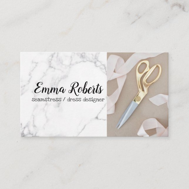 Seamstress Business Card Visitenkarte (Vorderseite)