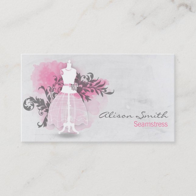 Seamstress business card visitenkarte (Vorderseite)