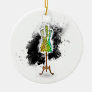 Seamstress mannequin/Dressmaker Mannequin Keramik Ornament