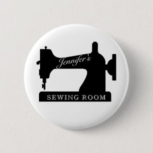 Seamstress Nähraum Quilter Button Button