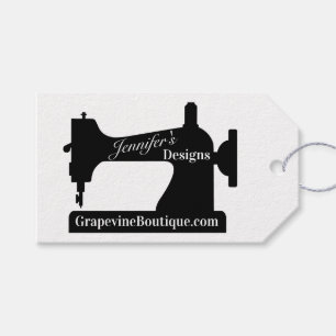 Seamstress Quilter Nähmaschine Geschenkanhänger