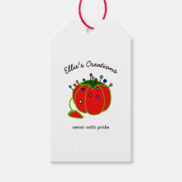 Seamstress Red Button Cushion Seamstress Classic R Geschenkanhänger