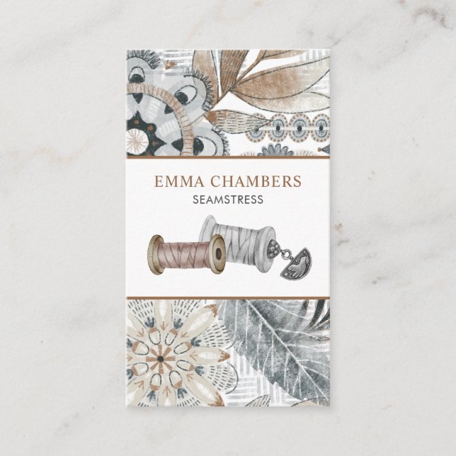 Seamstress Tailor Visitenkarte (Vorderseite)
